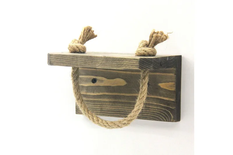 Caponetto Toalettpappershållare 17 cm - Valnöt - Hus & renovering - Kök & bad - Badrum - Badrumstillbehör - Toalettpappershållare