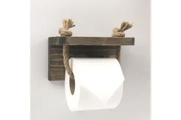 Caponetto Toalettpappershållare 17 cm - Valnöt - Hus & renovering - Kök & bad - Badrum - Badrumstillbehör - Toalettpappershållare