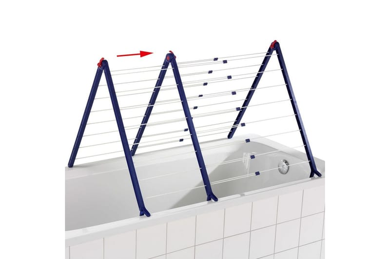 Leifheit Torkställning för badkar Pegasus Bath 190 81702 - Hus & renovering - Kök & bad - Badrum - Badrumstillbehör