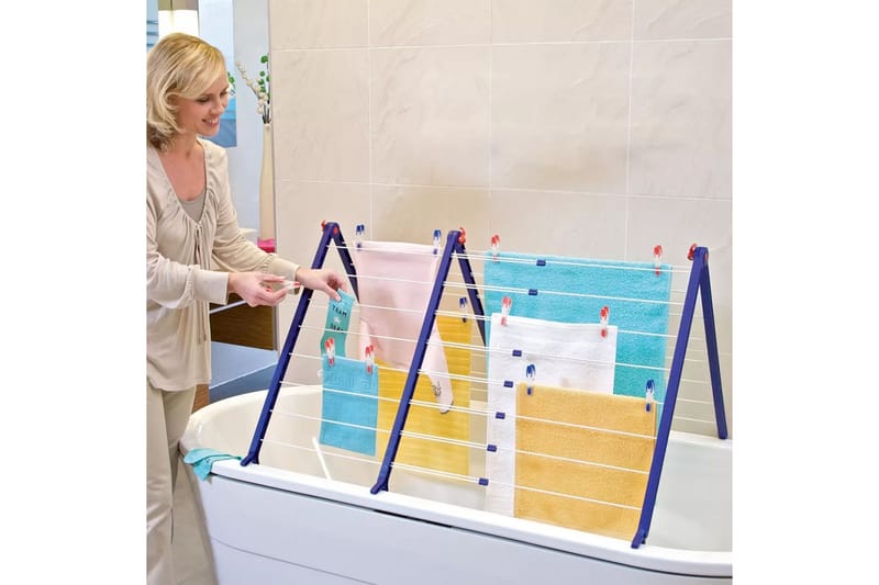 Leifheit Torkställning för badkar Pegasus Bath 190 81702 - Hus & renovering - Kök & bad - Badrum - Badrumstillbehör