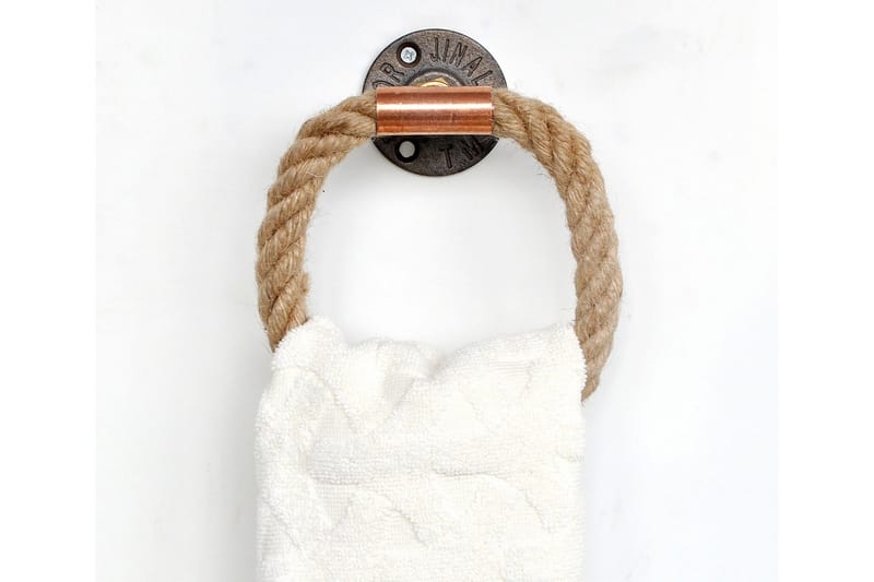 Stumb Toalettpappershållare 16 cm - Roséguld - Hus & renovering - Kök & bad - Badrum - Badrumstillbehör