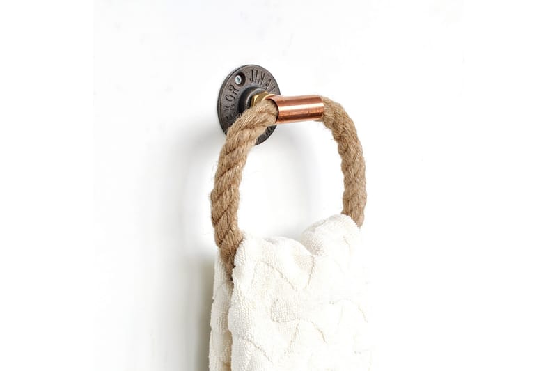 Stumb Toalettpappershållare 16 cm - Roséguld - Hus & renovering - Kök & bad - Badrum - Badrumstillbehör
