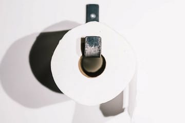 Toalettpappershållare 12x14 cm - Svart - Hus & renovering - Kök & bad - Badrum - Badrumstillbehör - Toalettpappershållare