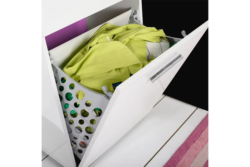 Tvättkorgsskåp 52x83 cm - Vit - Hus & renovering - Kök & bad - Badrum - Badrumstillbehör