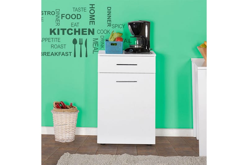 Tvättkorgsskåp 52x83 cm - Vit - Hus & renovering - Kök & bad - Badrum - Badrumstillbehör