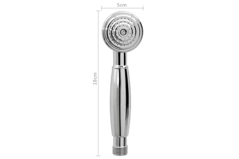Badkarsblandare med 2 grepp + duschomkastare krom retro - Silver - Hus & renovering - Kök & bad - Badrum - Blandare & vattenkran - Badkarsblandare