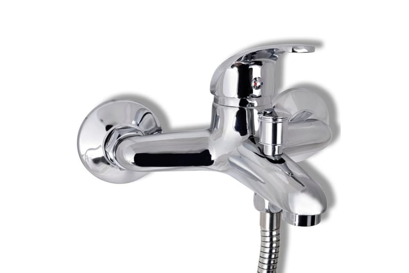 Badkarsblandare med handdusch krom - Silver - Hus & renovering - Kök & bad - Badrum - Blandare & vattenkran - Badkarsblandare