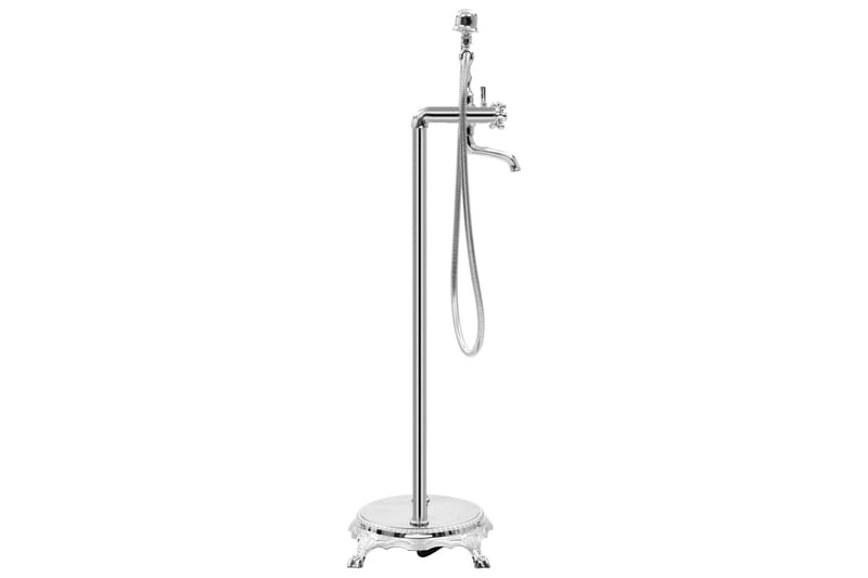 Fristående badkarsblandare rostfritt stål 99,5 cm silver - Silver - Hus & renovering - Kök & bad - Badrum - Blandare & vattenkran - Badkarsblandare
