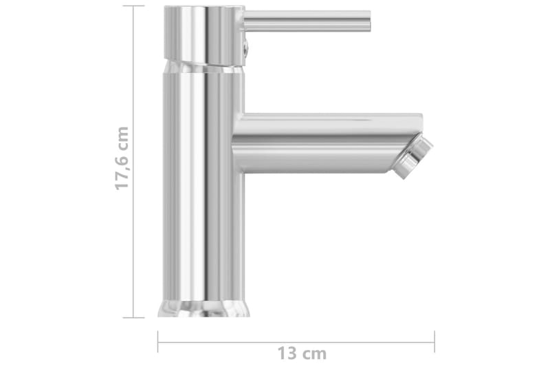 Badrumsblandare kromad finish 130x176 mm - be Basic - Tvättställsblandare