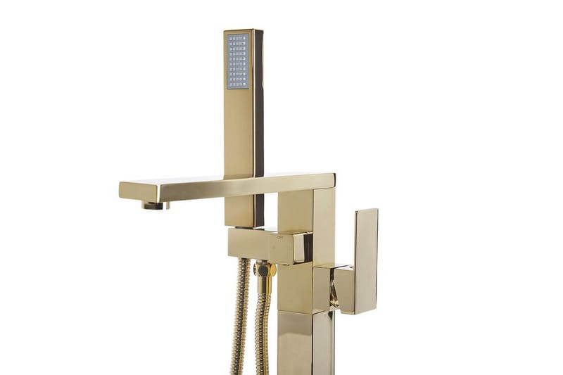 Dellana Badkarsblandare Fristående - Guld - Hus & renovering - Kök & bad - Badrum - Blandare & vattenkran - Golvblandare