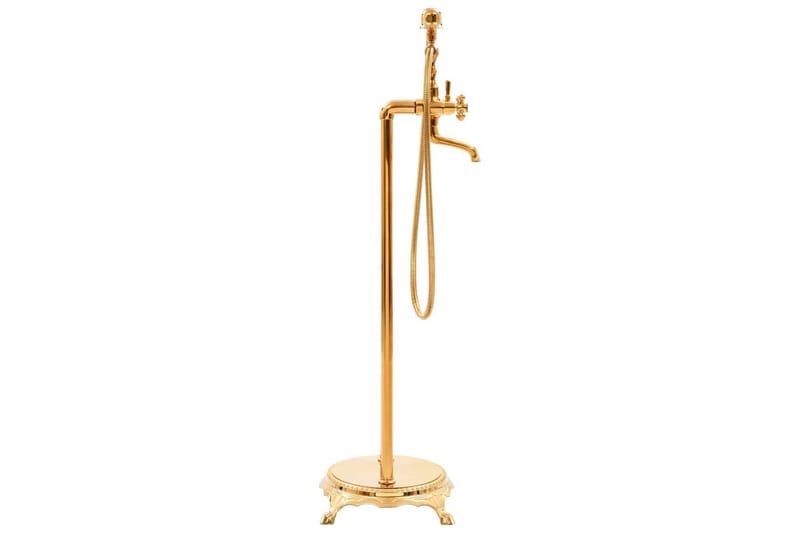 Fristående badkarsblandare rostfritt stål 99,5 cm guld - Guld - Hus & renovering - Kök & bad - Badrum - Blandare & vattenkran - Golvblandare