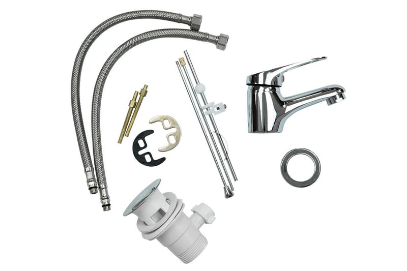 Economico Blandare - Grå - Hus & renovering - Kök & bad - Badrum - Blandare & vattenkran - Tvättställsblandare