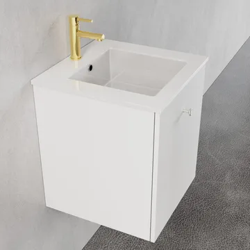 Tvättställsblandare i mässing - Gianna - Hus & renovering - Kök & bad - Badrum - Blandare & vattenkran - Tvättställsblandare