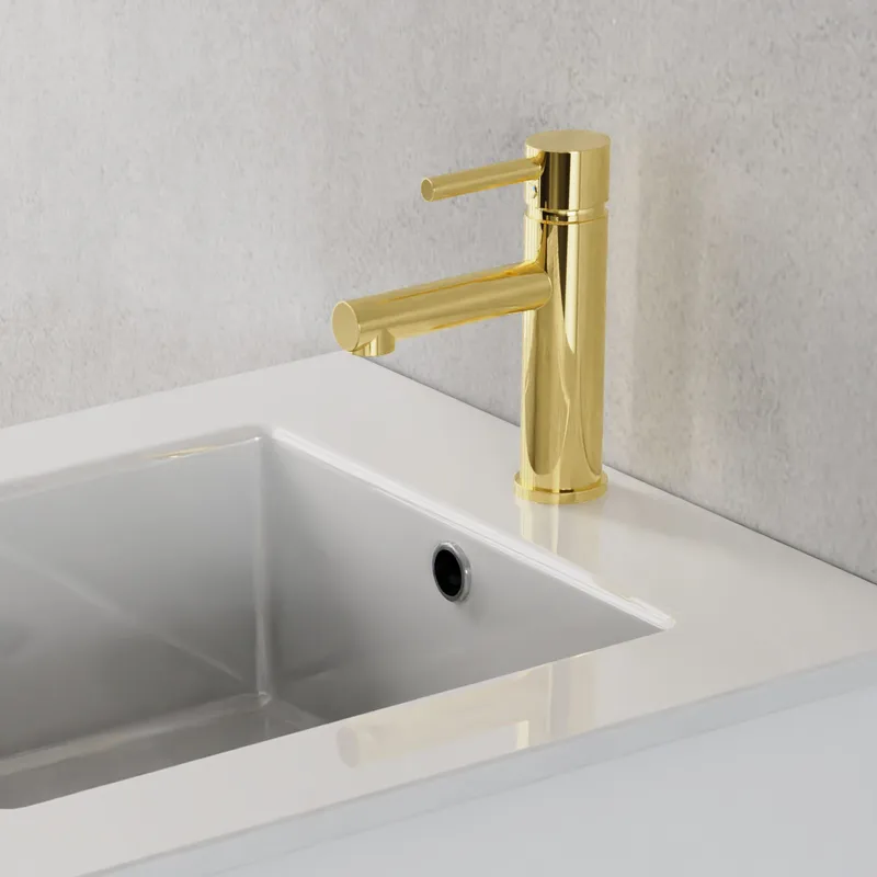 Tvättställsblandare i mässing - Gianna - Hus & renovering - Kök & bad - Badrum - Blandare & vattenkran - Tvättställsblandare