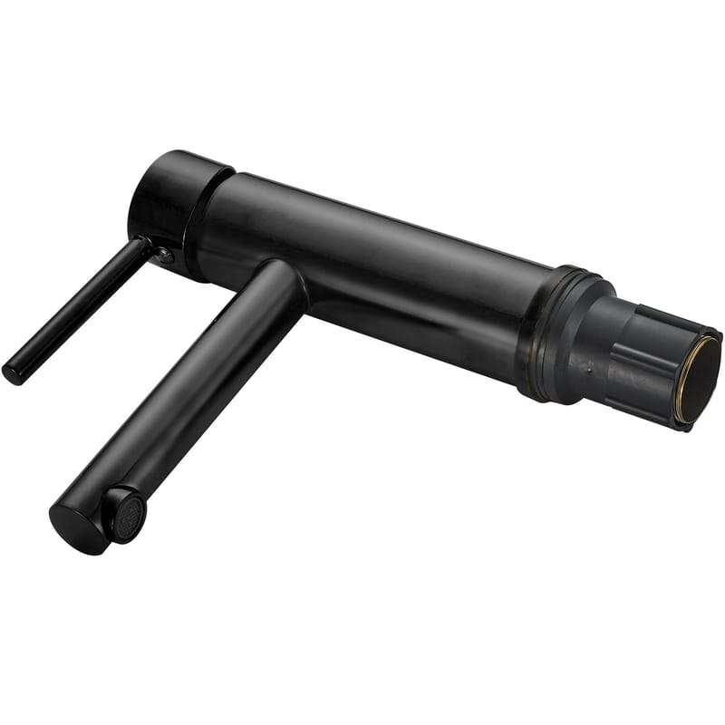 Tvättställsblandare i mässing | Mila - Svart - Hus & renovering - Kök & bad - Badrum - Blandare & vattenkran - Tvättställsblandare