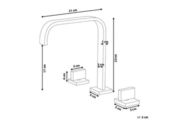 Kagera Tvättställsblandare - Guld - Hus & renovering - Kök & bad - Badrum - Blandare & vattenkran - Tvättställsblandare