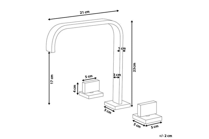 Kagera Tvättställsblandare - Matt Svart - Hus & renovering - Kök & bad - Badrum - Blandare & vattenkran - Tvättställsblandare