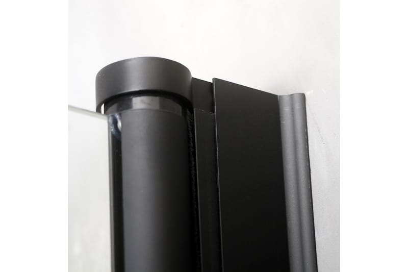Bathlife Mångsidig Duschhörn Rak Vägg/Rak Dörr 80+100 cm - Silver/Delvis Frostad - Hus & renovering - Kök & bad - Badrum - Duschar