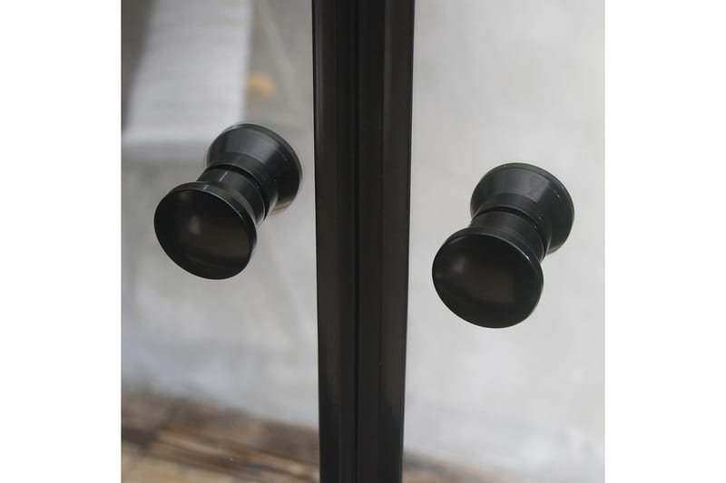 Bathlife Mångsidig Duschhörn Rund Dörr 45° Svart - Svart|Transparent - Hus & renovering - Kök & bad - Badrum - Duschar
