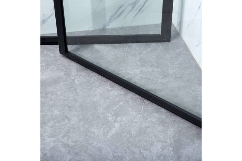 Bathlife Profil Duschhörn Rak Dörr 80 cm+Rak Dörr 90 cm - Svart - Hus & renovering - Kök & bad - Badrum - Duschar