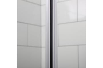Bathlife Mångsidig Duschdörr 45° Dörr 70x70 cm - Silver/Klarglas - Hus & renovering - Kök & bad - Badrum - Duschar