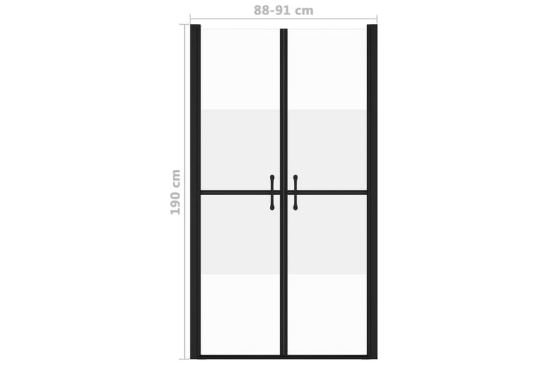 Duschdörr halvfrostad ESG (88-91)x190 cm - Hus & renovering - Kök & bad - Badrum - Duschar