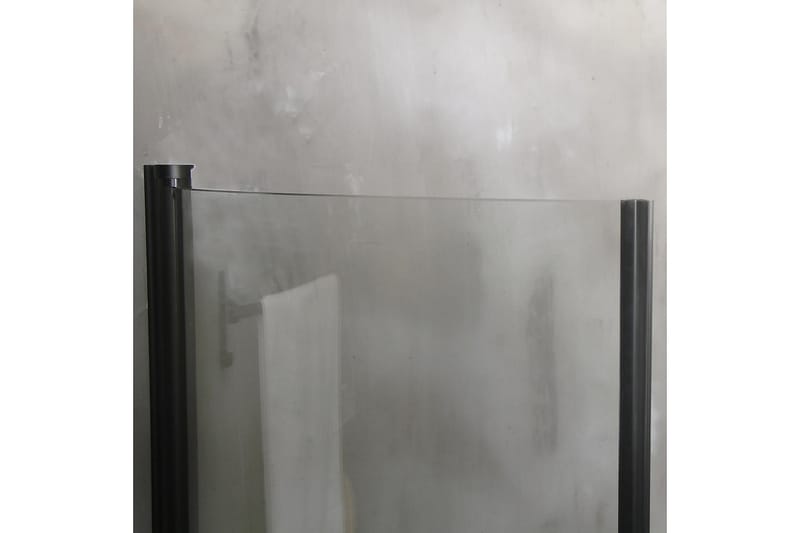 Duschdörr Mångsidig 45° Dörr Klarglas Svart 900 - Svart|Glas - Hus & renovering - Kök & bad - Badrum - Duschar