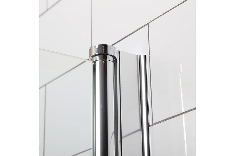 Mångsidig Duschdörr 45° Dörr Klarglas 900 - Silver - Hus & renovering - Kök & bad - Badrum - Duschar