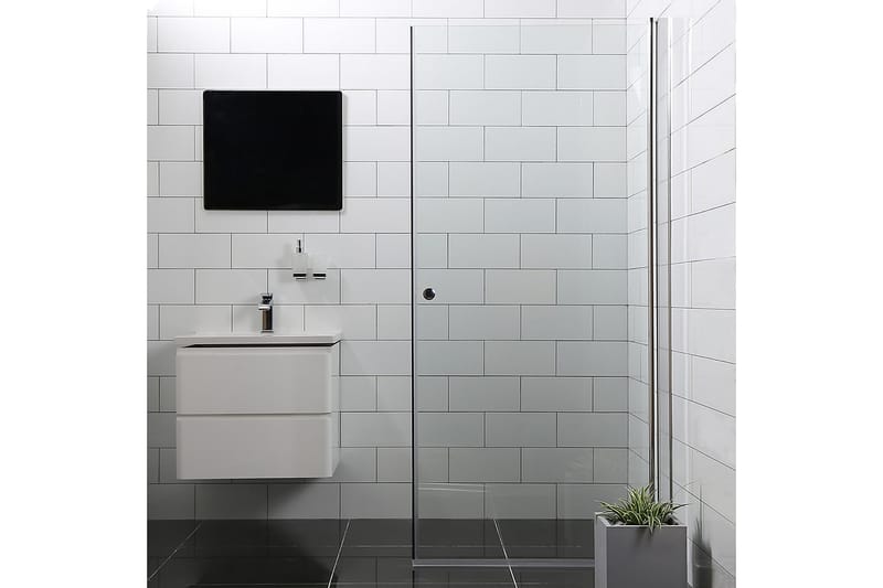 Mångsidig Duschdörr Rak Dörr Klarglas 800 - Silver - Hus & renovering - Kök & bad - Badrum - Duschar