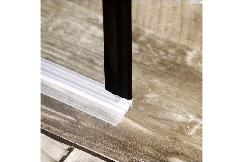 Mångsidig Duschdörr Rak Dörr Svart Klarglas 900 - Svart|Glas - Hus & renovering - Kök & bad - Badrum - Duschar