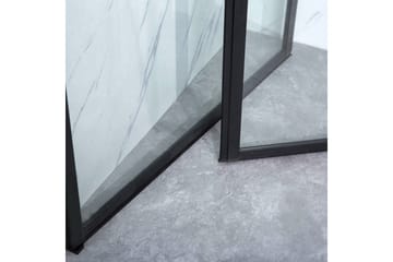 Duschhörn Bathlife Profil Rak Dörr 700 + Rak Dörr 1000 svart - Svart - Hus & renovering - Kök & bad - Badrum - Duschar