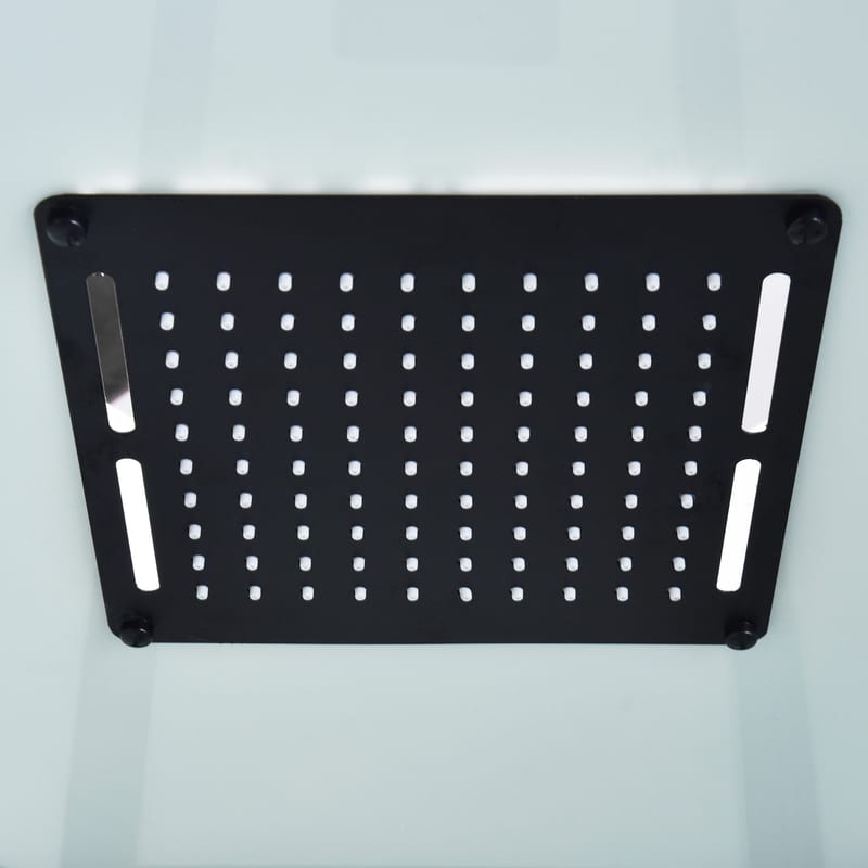 Duschkabin fyrkantig, svart, 5mm, 800x800x2150mm - Hus & renovering - Kök & bad - Badrum - Duschar