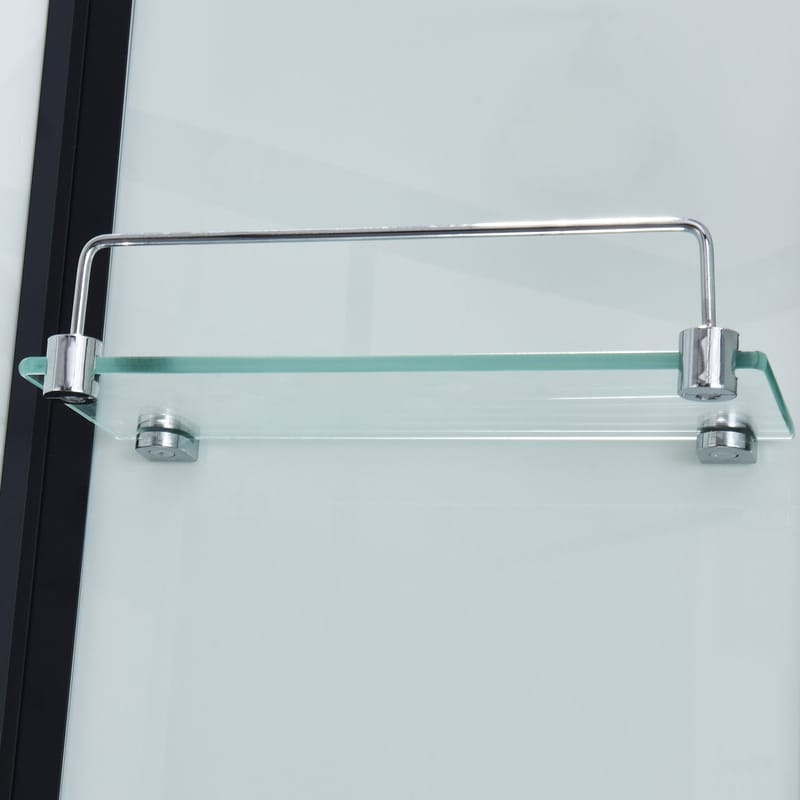 Duschkabin fyrkantig, svart, 5mm, 800x800x2150mm - Hus & renovering - Kök & bad - Badrum - Duschar