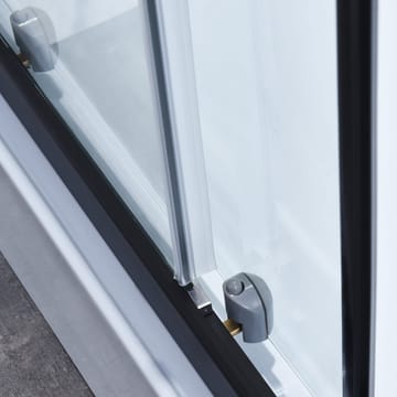 Duschkabin fyrkantig, svart, 5mm, 900x900x2150mm - Hus & renovering - Kök & bad - Badrum - Duschar