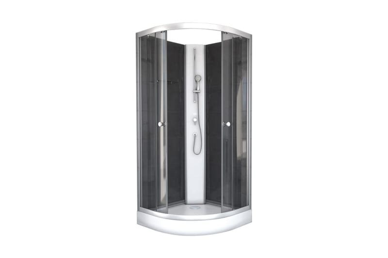 Bankestad Duschkabin 210 cm - Grå|Vit - Hus & renovering - Kök & bad - Badrum - Duschar - Duschkabin