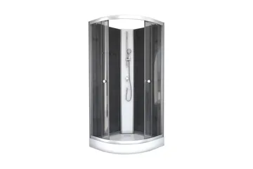 Bankestad Duschkabin 210 cm - Grå|Vit - Hus & renovering - Kök & bad - Badrum - Duschar - Duschkabin