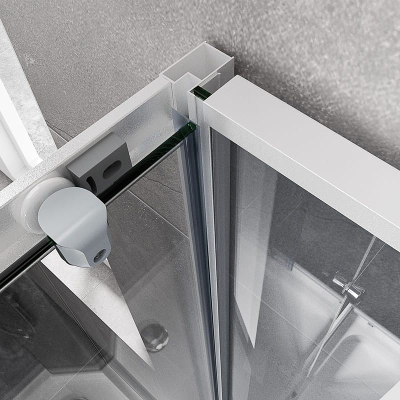 Duschkabin 90x90x203cm | Komplett - Aluminiumprofil - Hus & renovering - Kök & bad - Badrum - Duschar - Duschkabin