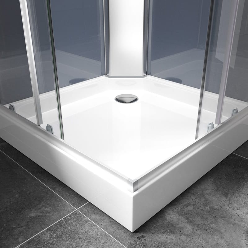 Duschkabin 90x90x203cm | Komplett - Aluminiumprofil - Hus & renovering - Kök & bad - Badrum - Duschar - Duschkabin