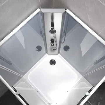 Duschkabin 90x90x203cm | Komplett - Aluminiumprofil - Hus & renovering - Kök & bad - Badrum - Duschar - Duschkabin
