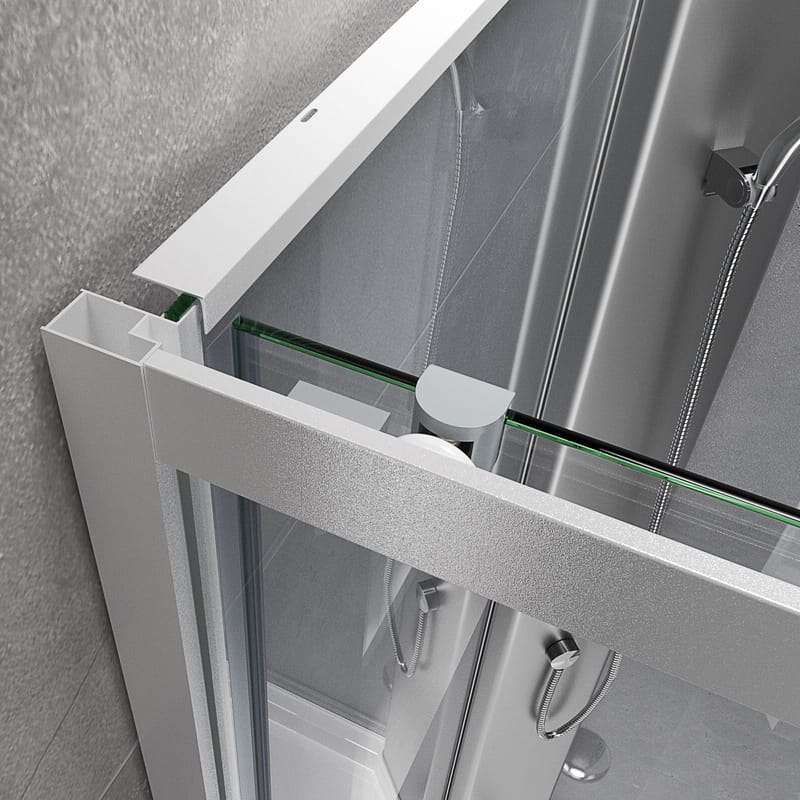 Duschkabin 90x90x203cm | Komplett - Aluminiumprofil - Hus & renovering - Kök & bad - Badrum - Duschar - Duschkabin