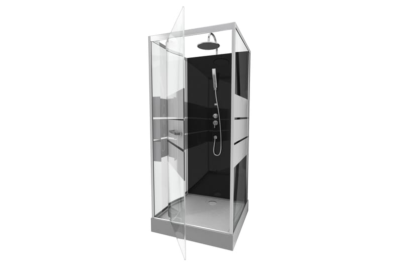 Gullö Duschkabin 225 cm - Krom - Hus & renovering - Kök & bad - Badrum - Duschar