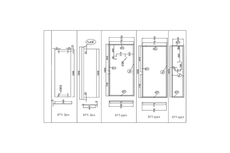 Ideal Duschkabin 90x90 cm Elegant - Vit - Duschkabin