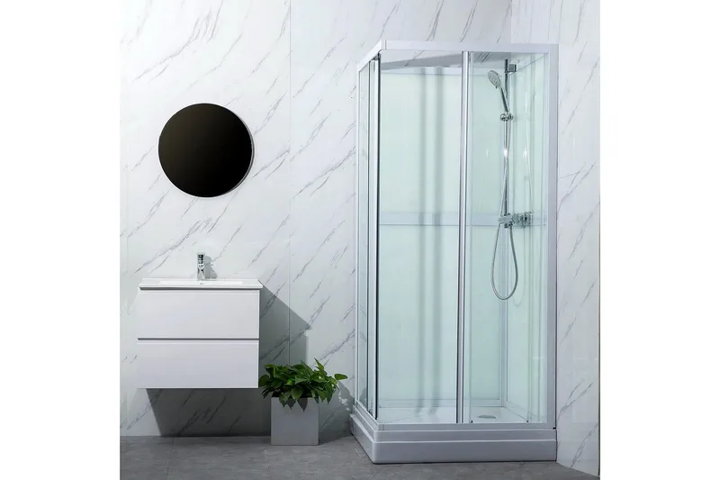 Ideal Duschkabin 90x90 cm Rak