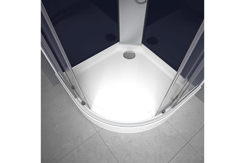 Röne Duschkabin 84x84 cm - Turkos/Silver - Hus & renovering - Kök & bad - Badrum - Duschar - Duschkabin