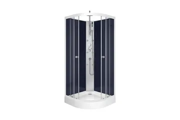 Röne Duschkabin 84x84 cm - Turkos/Silver - Hus & renovering - Kök & bad - Badrum - Duschar - Duschkabin