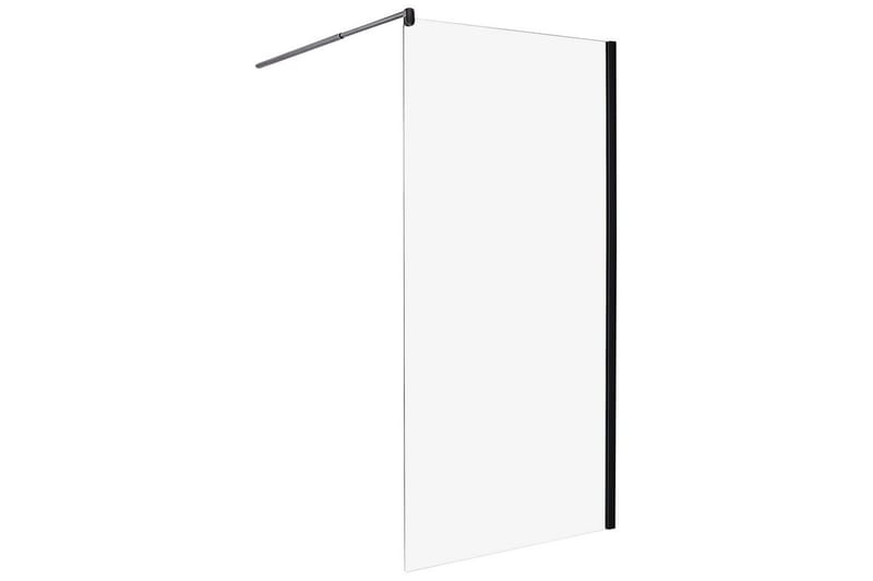 Duschskärm Ahaus Transparent/svart, 100x100x190 cm, Transparent/svart, 100x100x190 cm