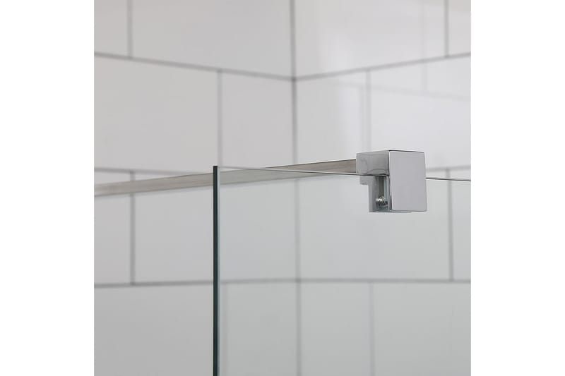 Bathlife Mångsidig Duschhörn Rak Vägg/Rak Dörr 70x70 cm - Silver - Duschväggar