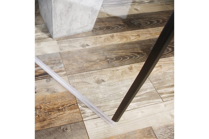 Bathlife Mångsidig Duschhörn Rund Dörr 45° 80x80 cm - Svart/Transparent - Hus & renovering - Kök & bad - Badrum - Duschar