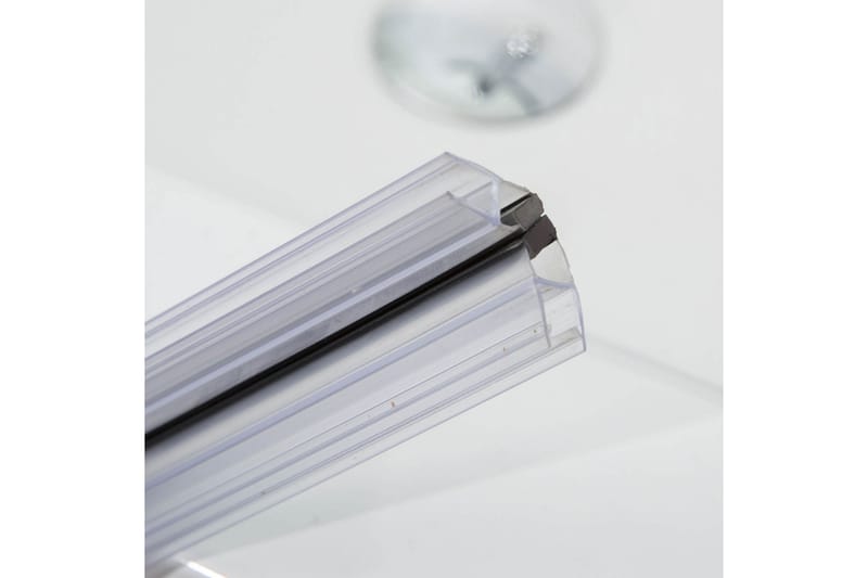 Bathlife Vikbar Duschhörn 800Mm - Aluminium - Hus & renovering - Kök & bad - Badrum - Duschar