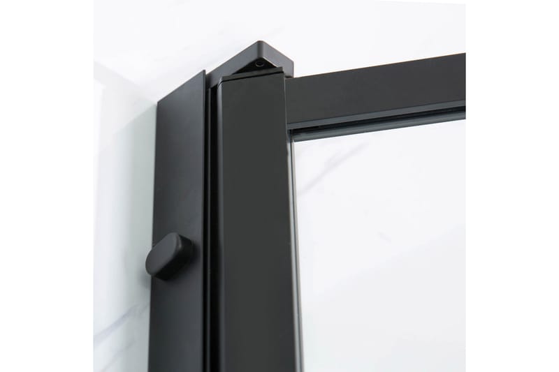 Bathlife Profil Duschhörn Rak Dörr 80 cm+Rak Dörr 80 cm - Svart - Hus & renovering - Kök & bad - Badrum - Duschar